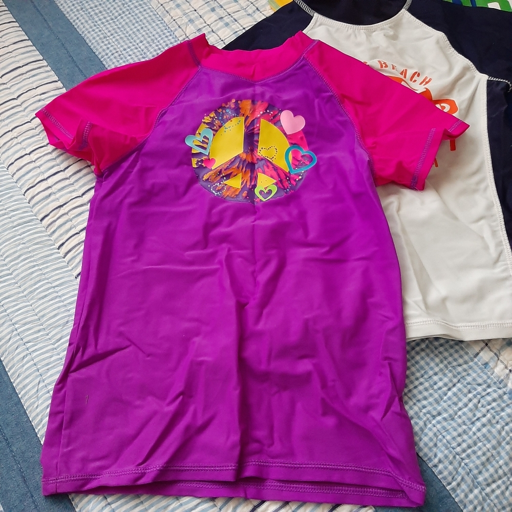 Child's rashguard swim shirt